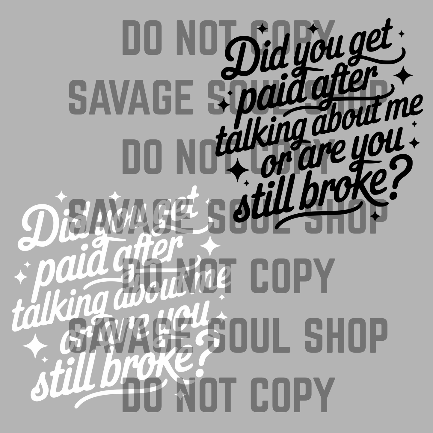 Did you get paid transfer