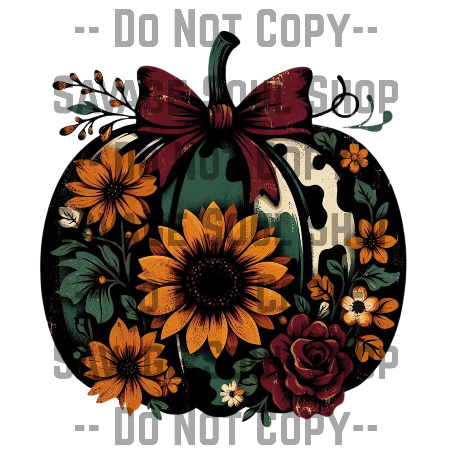 Sunflower Pumpkin Transfer