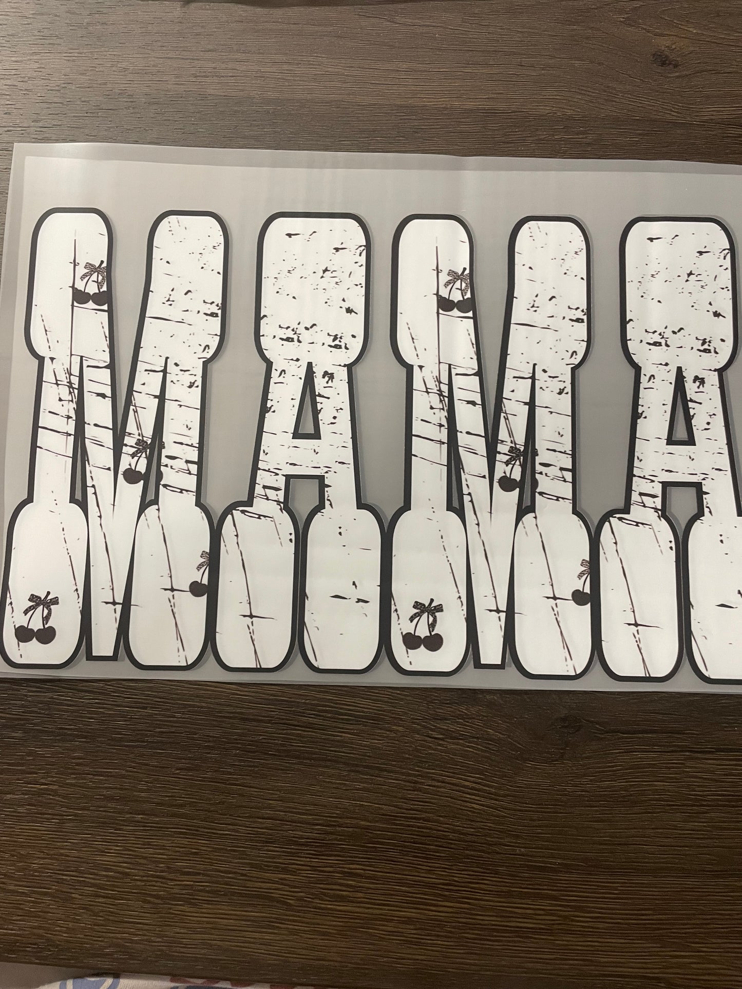 White Cherries Mama Transfers