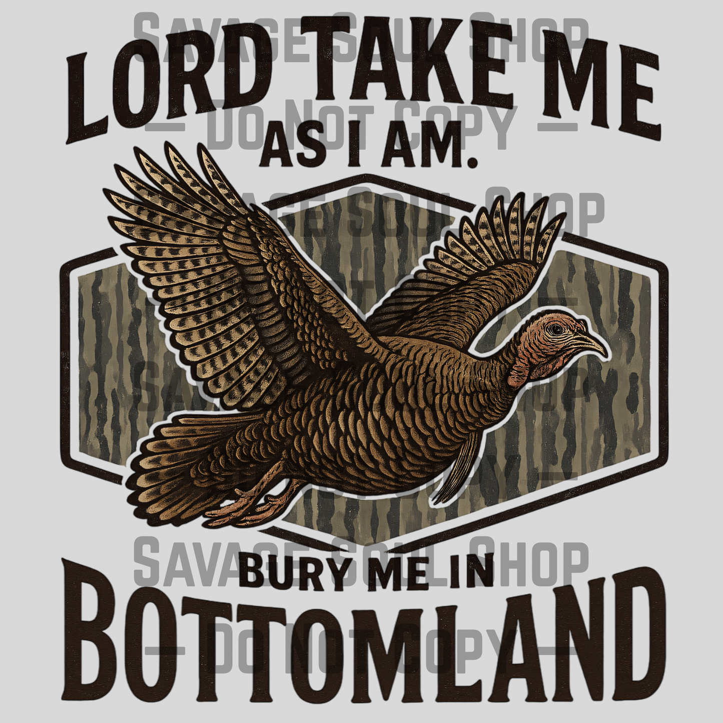 Bury Me in Bottomland TURKEY transfer