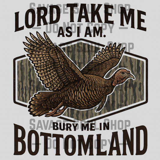 Bury Me in Bottomland TURKEY transfer