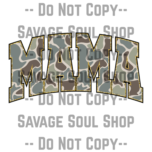 Camo Mama Or Wifey Transfer