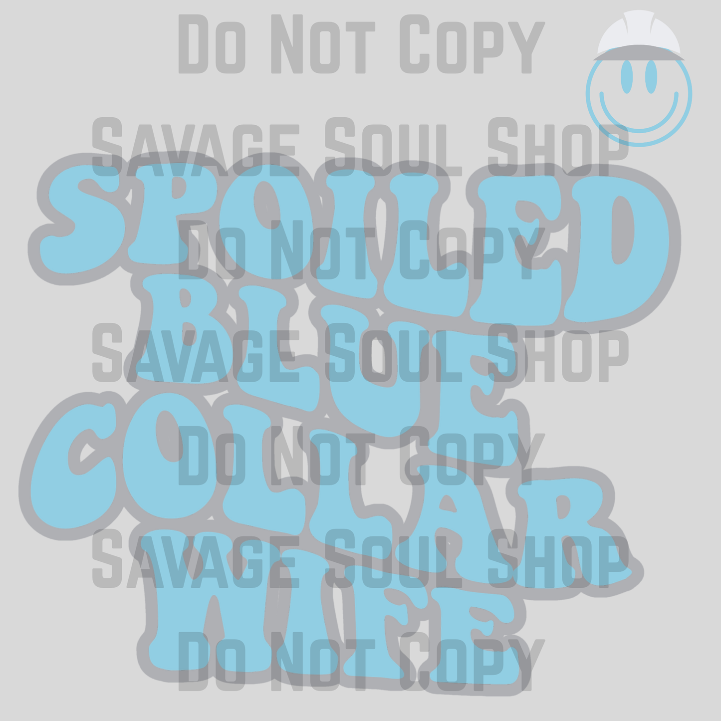 Blue Collor Wife Transfer