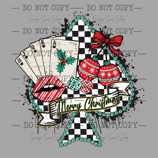 Spade Western Christmas Transfer