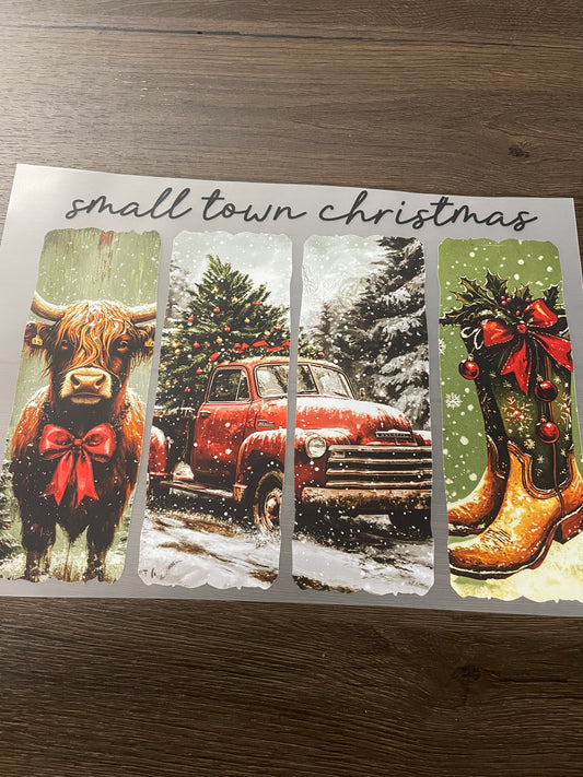Small Town Christmas Transfer