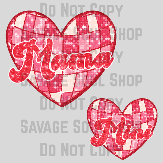 Valentine Mama & Mini Transfer
