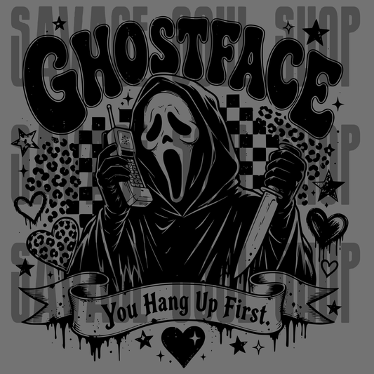 Ghostface DTF Transfer