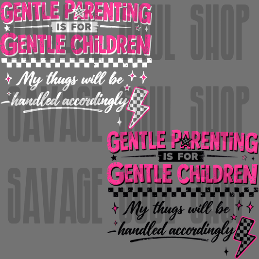 Gentle Parenting DTF Transfer