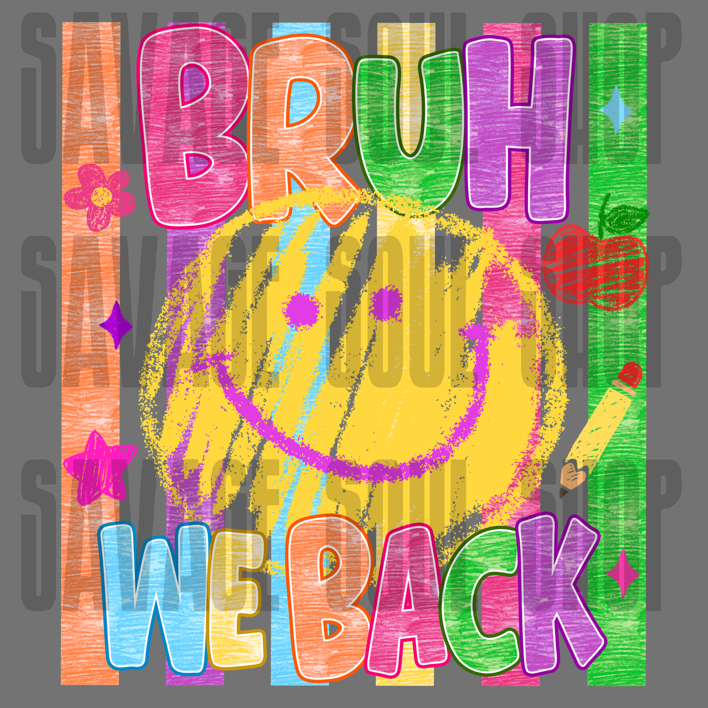 bruh we back DTF Transfer