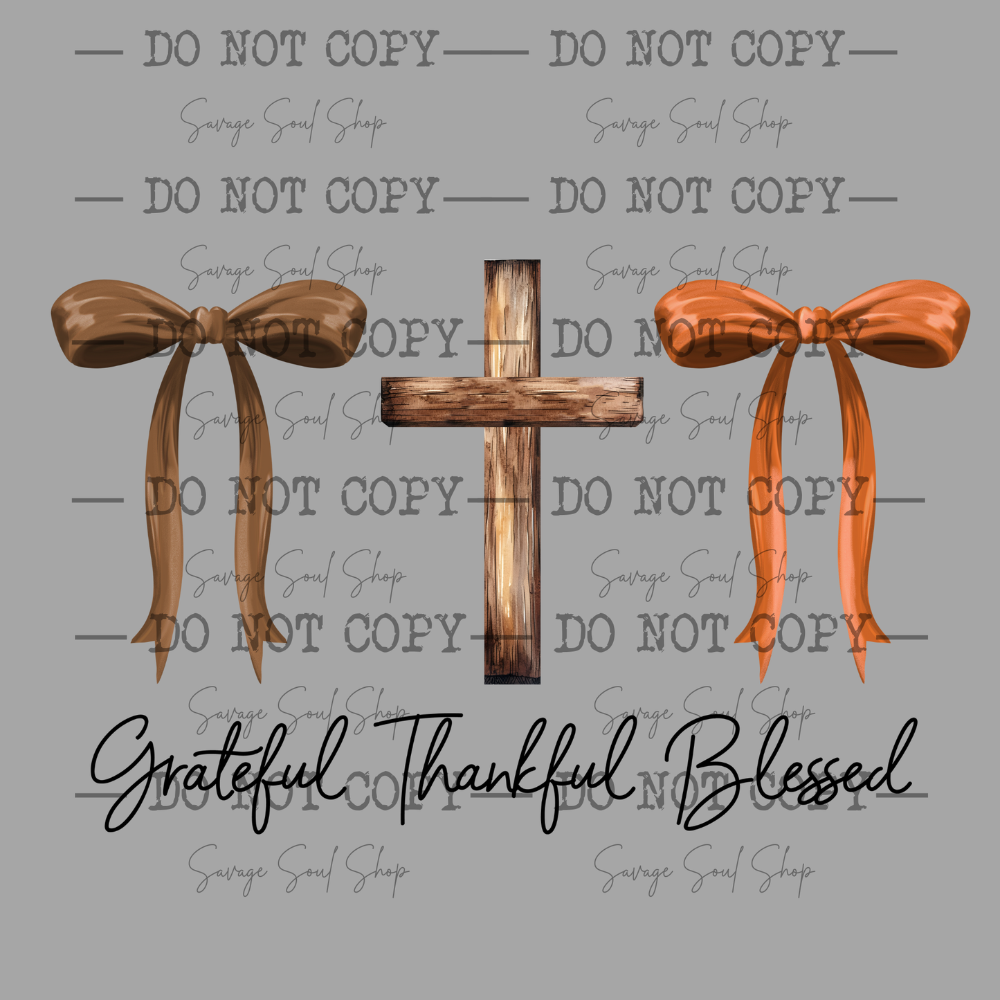 Grateful Thankful Blessed Transfer