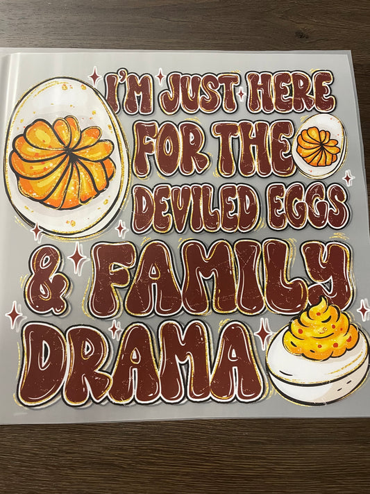 Deviled Eyes and Family Drama Transfers