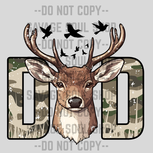 Camo Dad Transfer