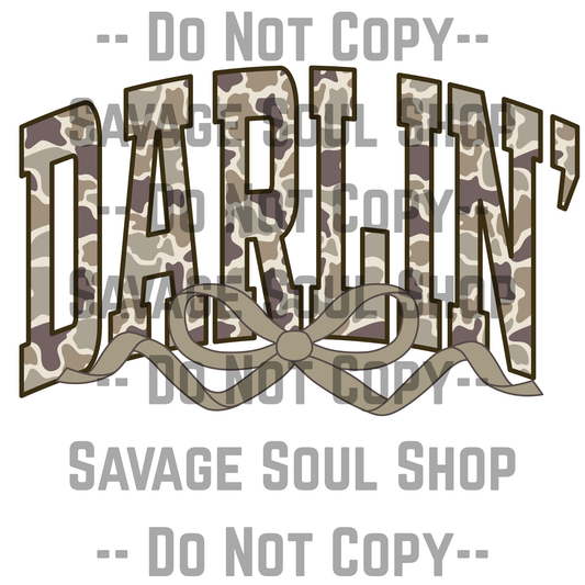 Camo Darlin Transfer