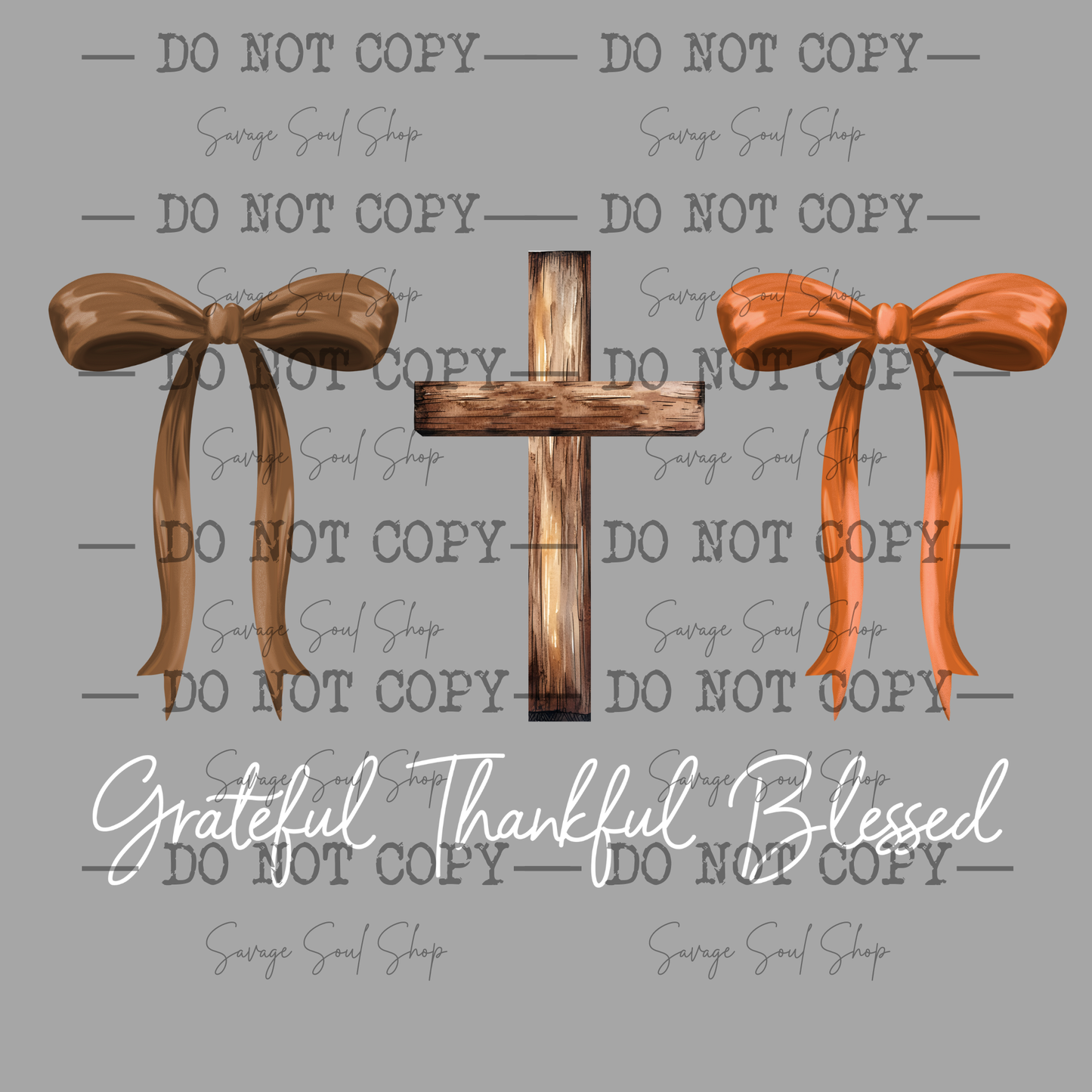 Grateful Thankful Blessed Transfer