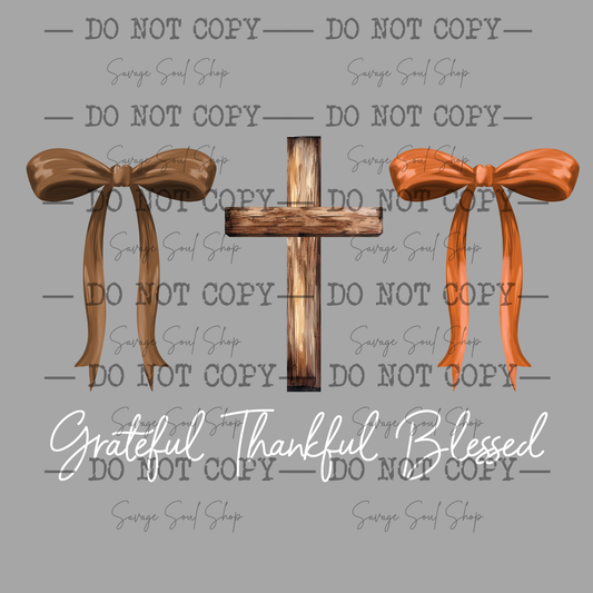 Grateful Thankful Blessed Transfer