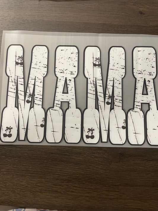 White Cherries Mama Transfers