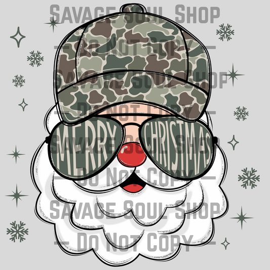 Camo Santa Transfer