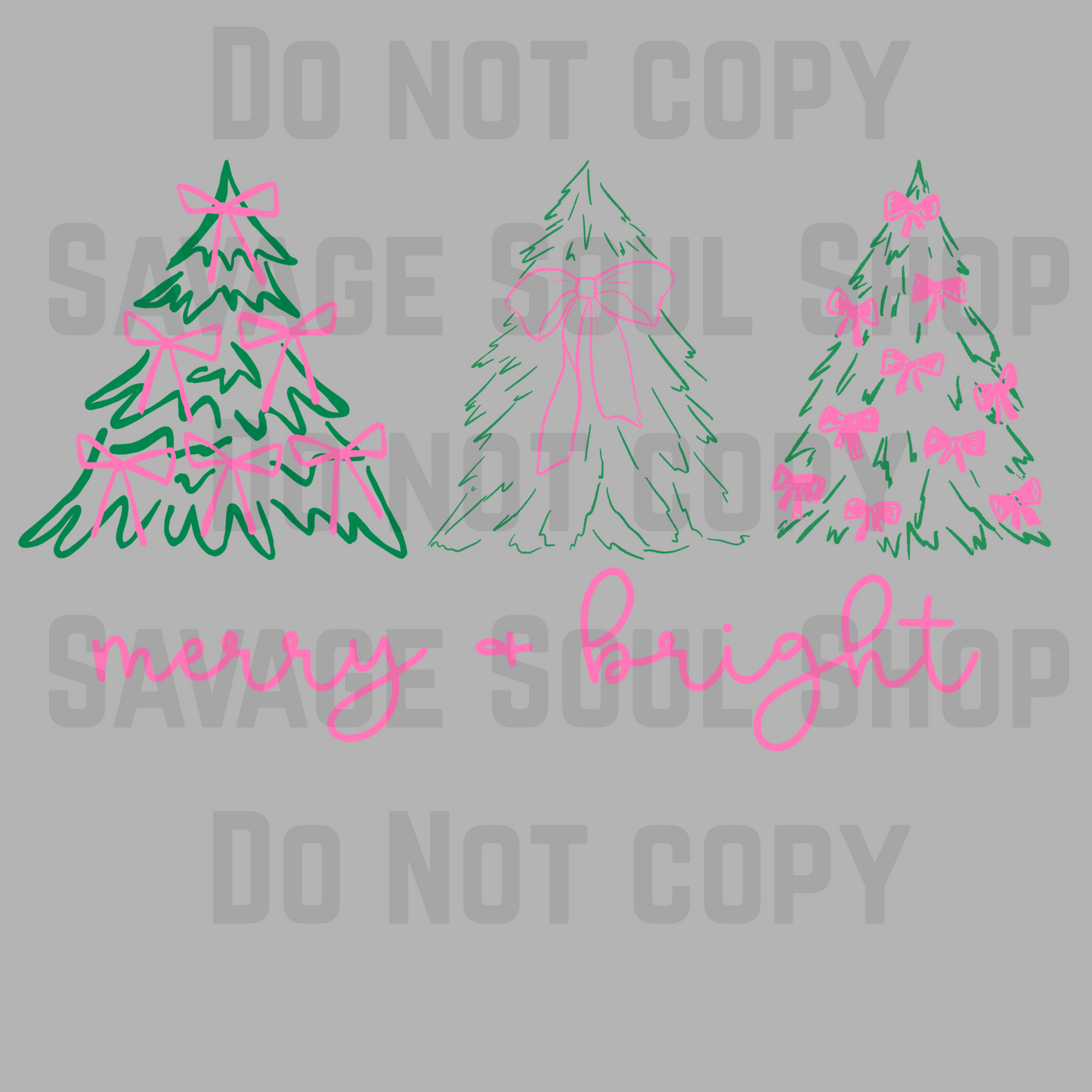 Merry &Bright transfer